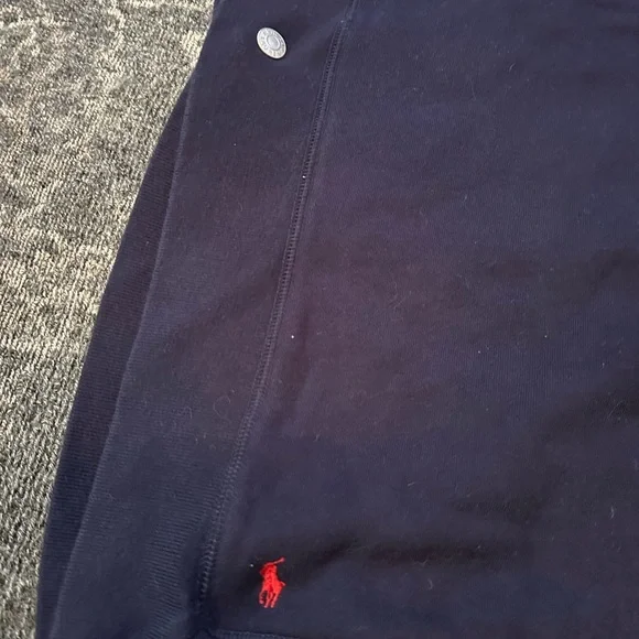 Ralph Lauren navy sweatshirt poncho - Picture 7 of 10